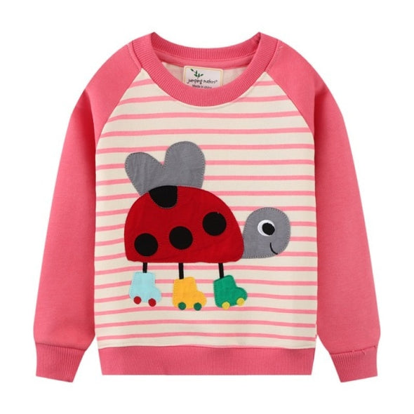 Adorable Lady Bird Design Sweatshirt