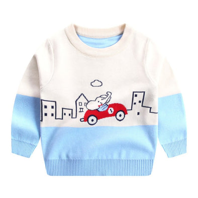 Car Design Pullover Sweater