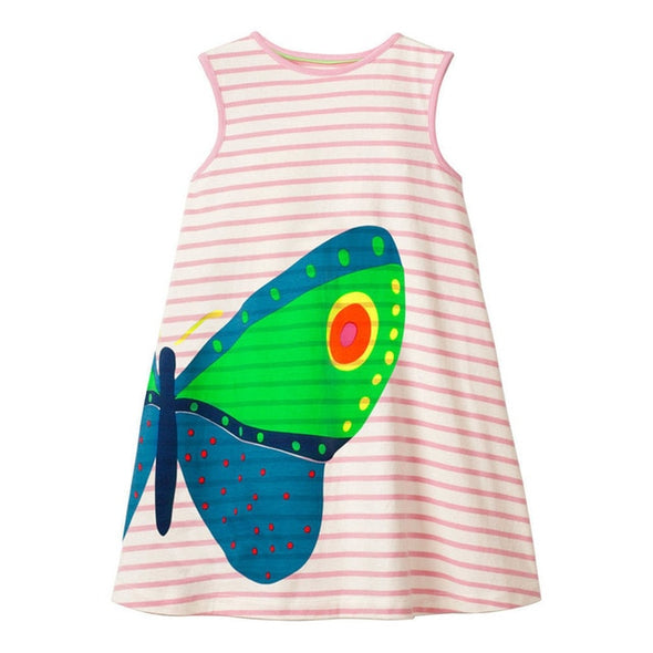 Butterfly Print Summer Dress